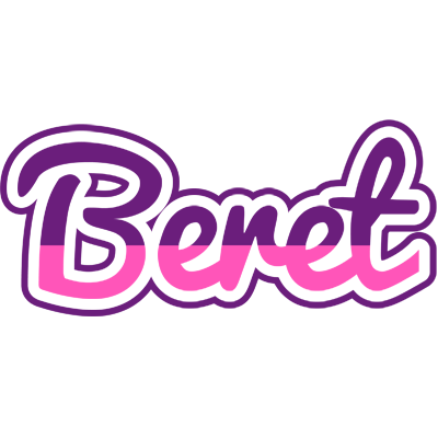 Beret cheerful logo