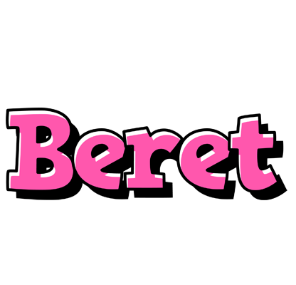 Beret girlish logo