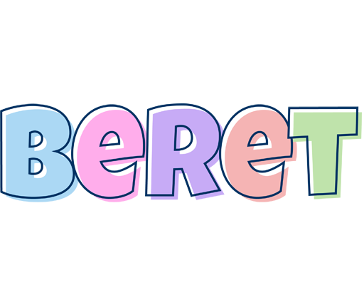 Beret pastel logo