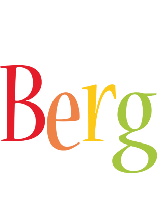 Berg birthday logo