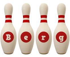 Berg bowling-pin logo