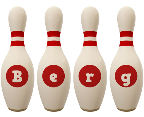 Berg bowling-pin logo
