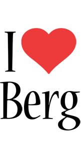 Berg i-love logo