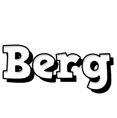 Berg snowing logo