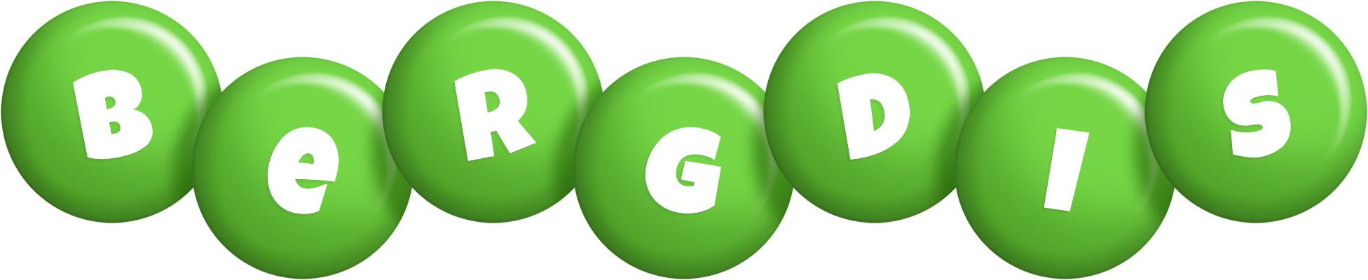 Bergdis candy-green logo