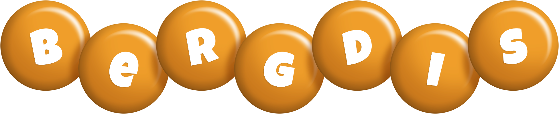 Bergdis candy-orange logo