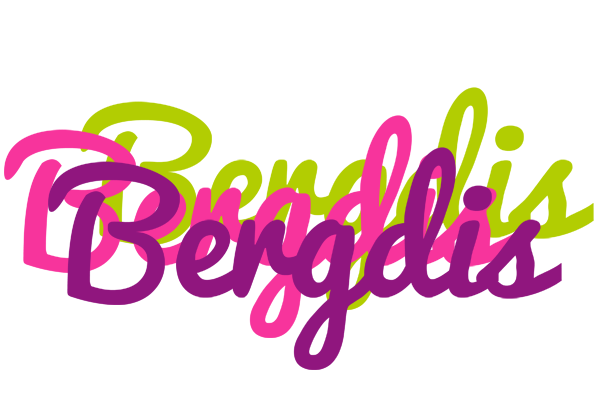 Bergdis flowers logo