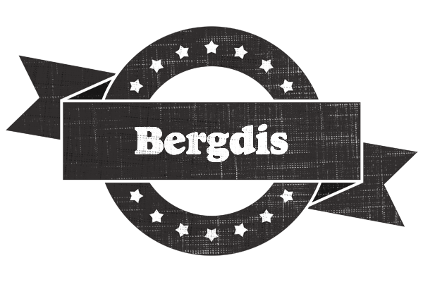Bergdis grunge logo