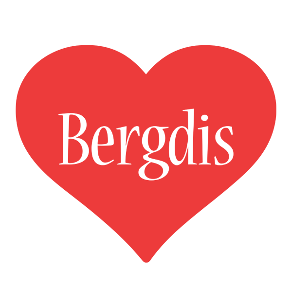 Bergdis love logo