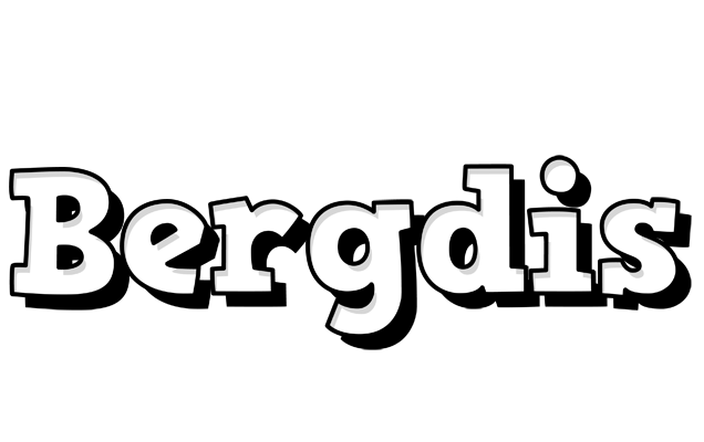 Bergdis snowing logo