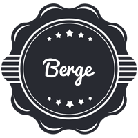 Berge badge logo