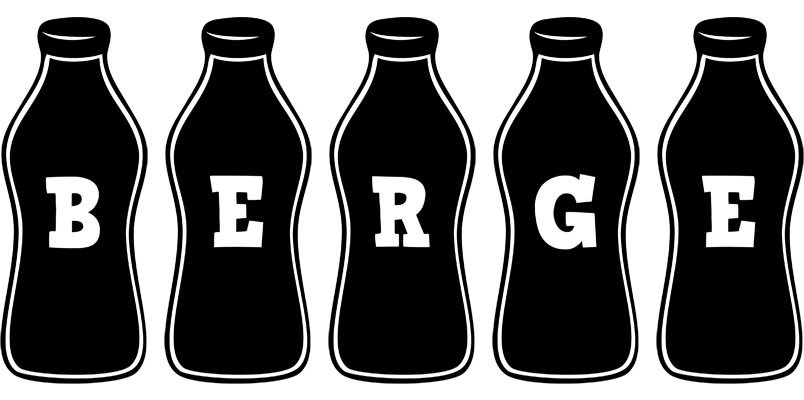 Berge bottle logo