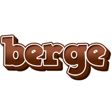 Berge brownie logo