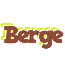 Berge caffeebar logo