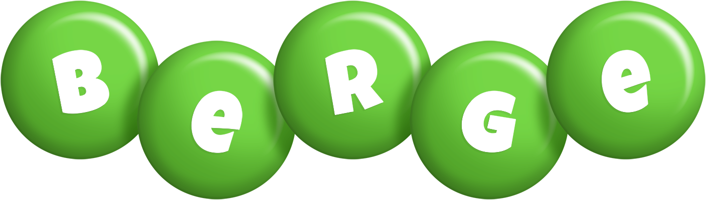 Berge candy-green logo