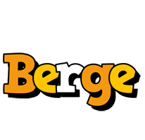 Berge cartoon logo