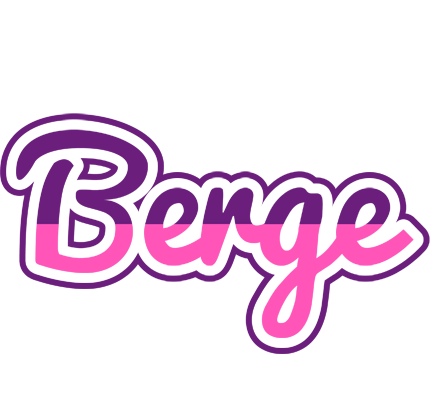 Berge cheerful logo