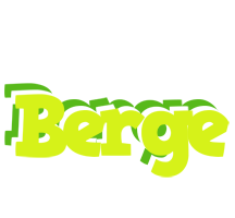 Berge citrus logo