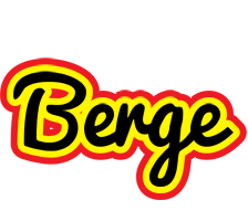 Berge flaming logo