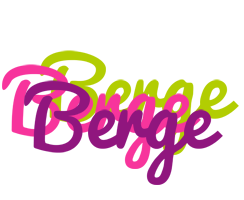 Berge flowers logo