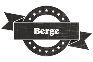 Berge grunge logo