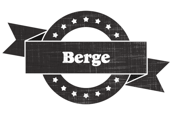 Berge grunge logo