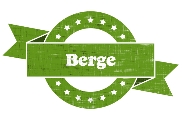 Berge natural logo