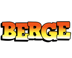 Berge sunset logo