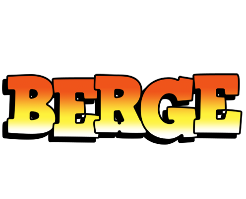Berge sunset logo