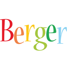 Berger birthday logo