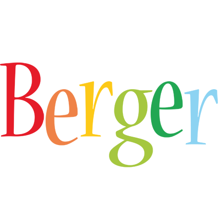 Berger birthday logo