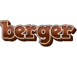 Berger brownie logo