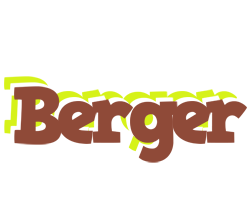 Berger caffeebar logo