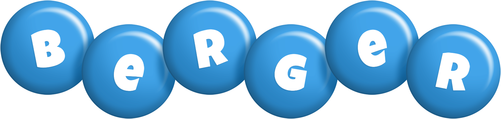 Berger candy-blue logo