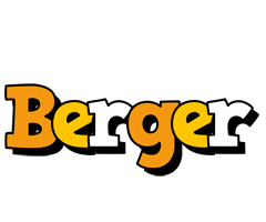 Berger cartoon logo