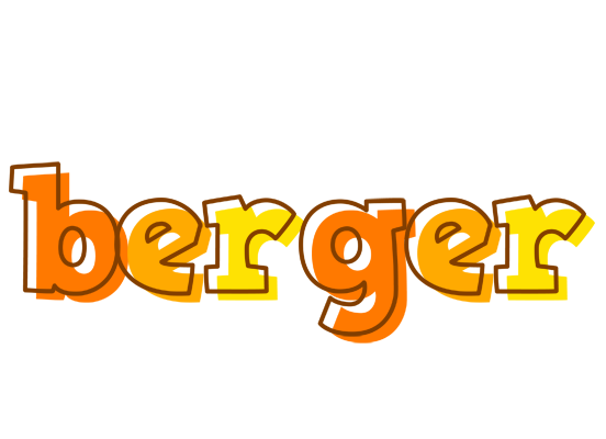 Berger desert logo