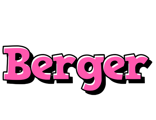 Berger girlish logo