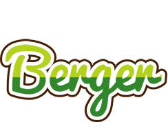 Berger golfing logo