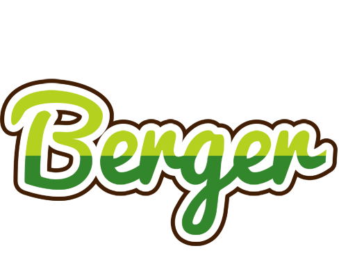 Berger golfing logo