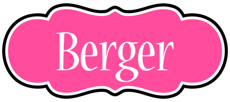 Berger invitation logo