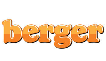 Berger orange logo