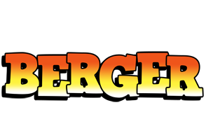 Berger sunset logo