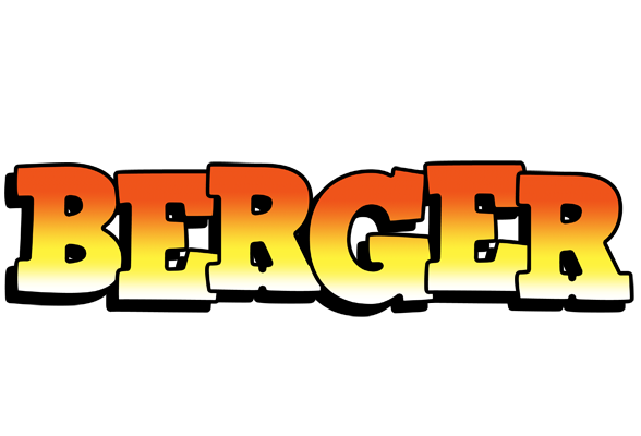 Berger sunset logo
