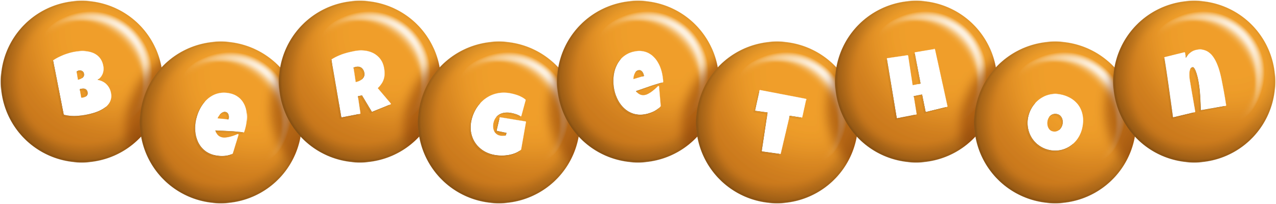 Bergethon candy-orange logo