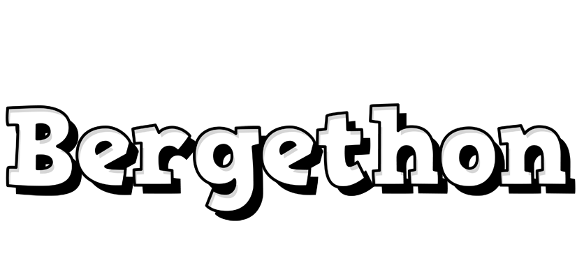 Bergethon snowing logo