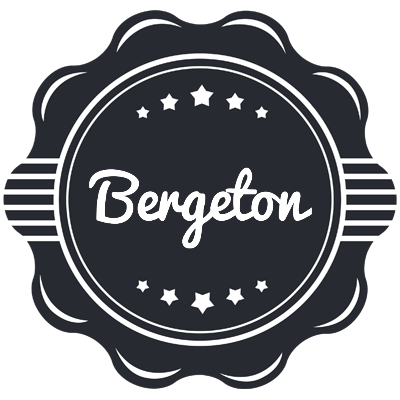 Bergeton badge logo