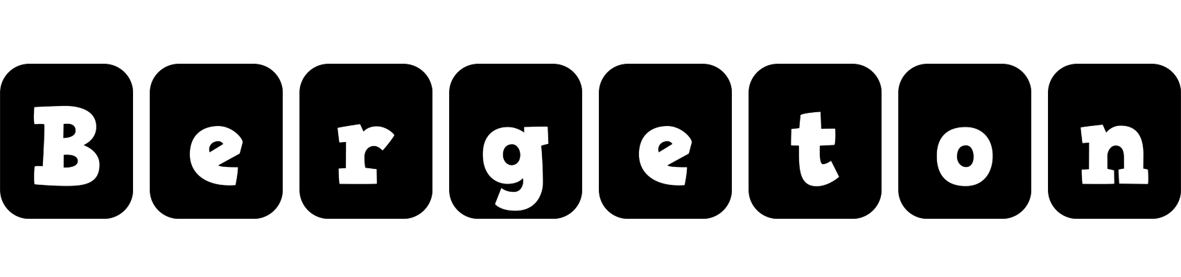 Bergeton box logo