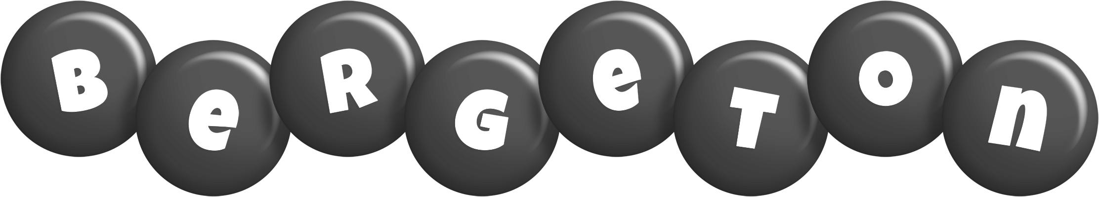 Bergeton candy-black logo