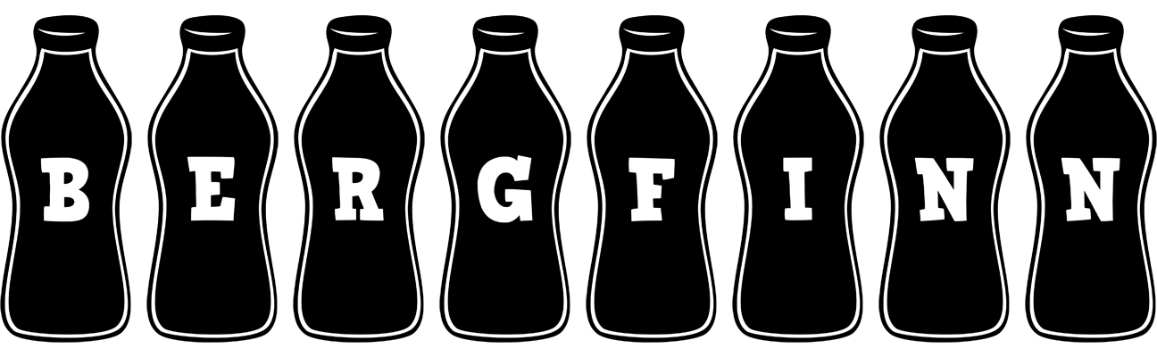 Bergfinn bottle logo