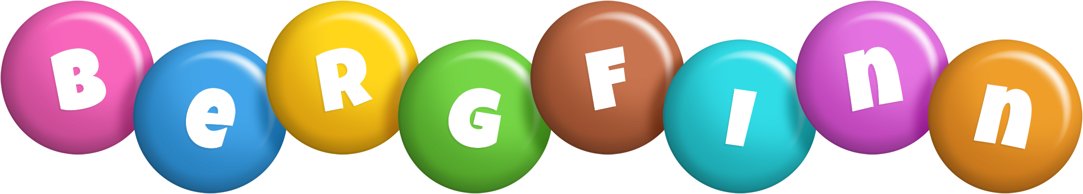 Bergfinn candy logo